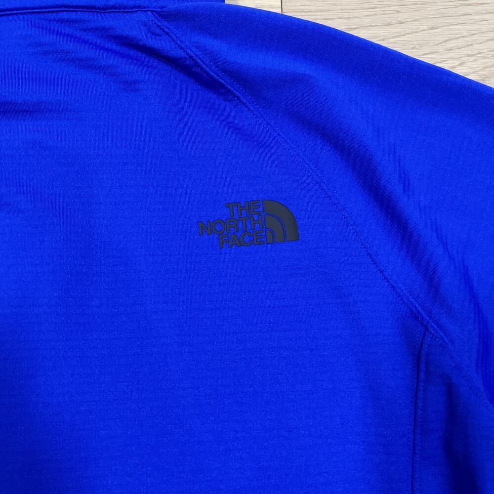 The North Face Summit 1/2 Zip Crevasse Baselayer DotKnit Pullover Mens TNF Blue - Picture 12 of 12